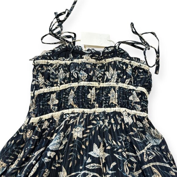 Ulla Johnson Indah Dress, Size 2, Rainforest , Cream/black, New with tag - Picture 12 of 16
